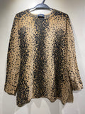 Italian Wool and Angora Leopard Print Jumper (12-14)