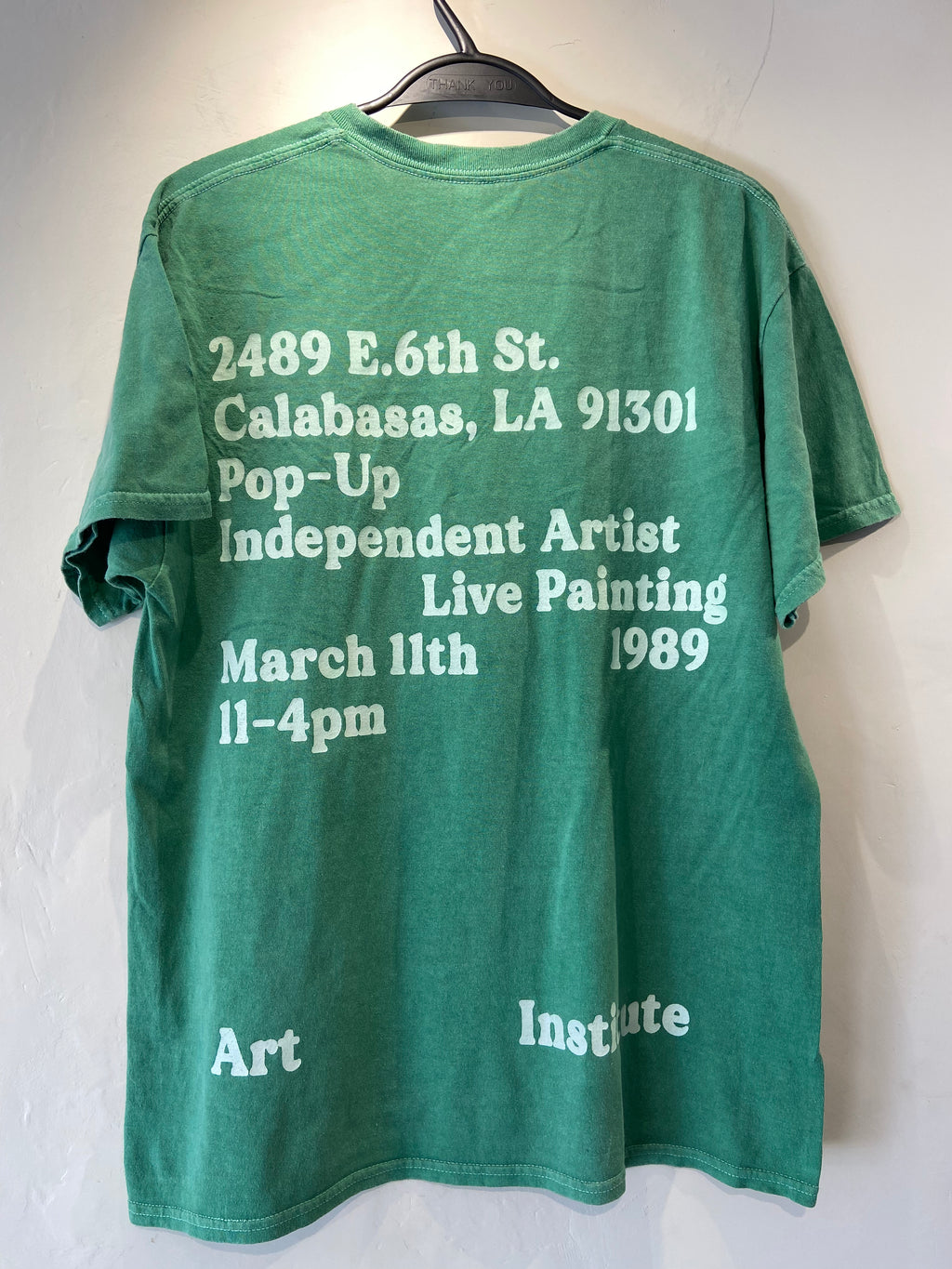 90's Green Brooklyn Arts Institute Vintage T-shirt (M)