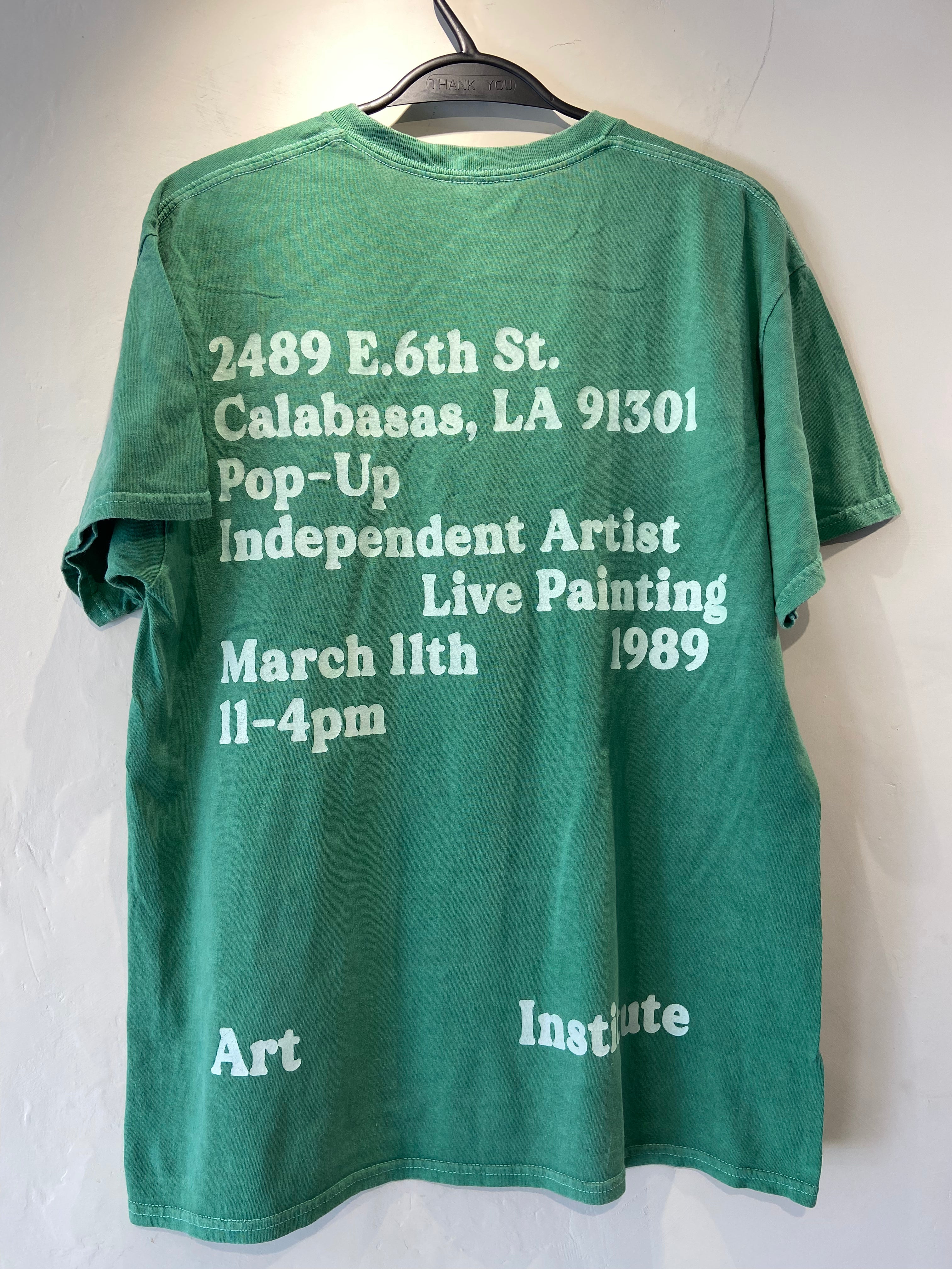 90's Green Brooklyn Arts Institute Vintage T-shirt (M)