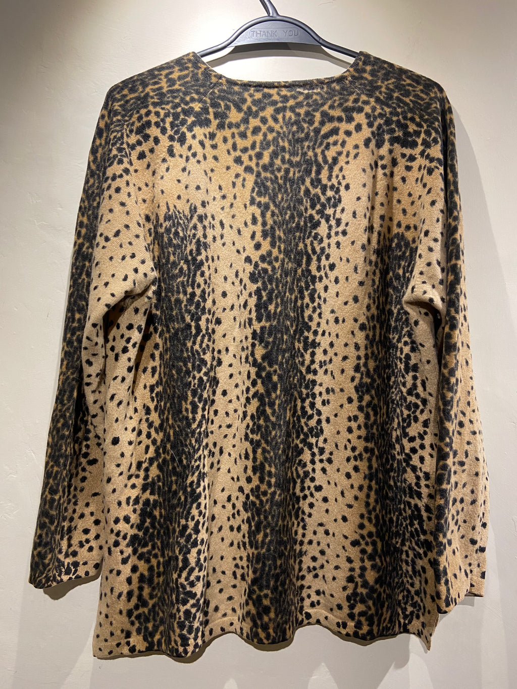 Italian Wool and Angora Leopard Print Jumper (12-14)