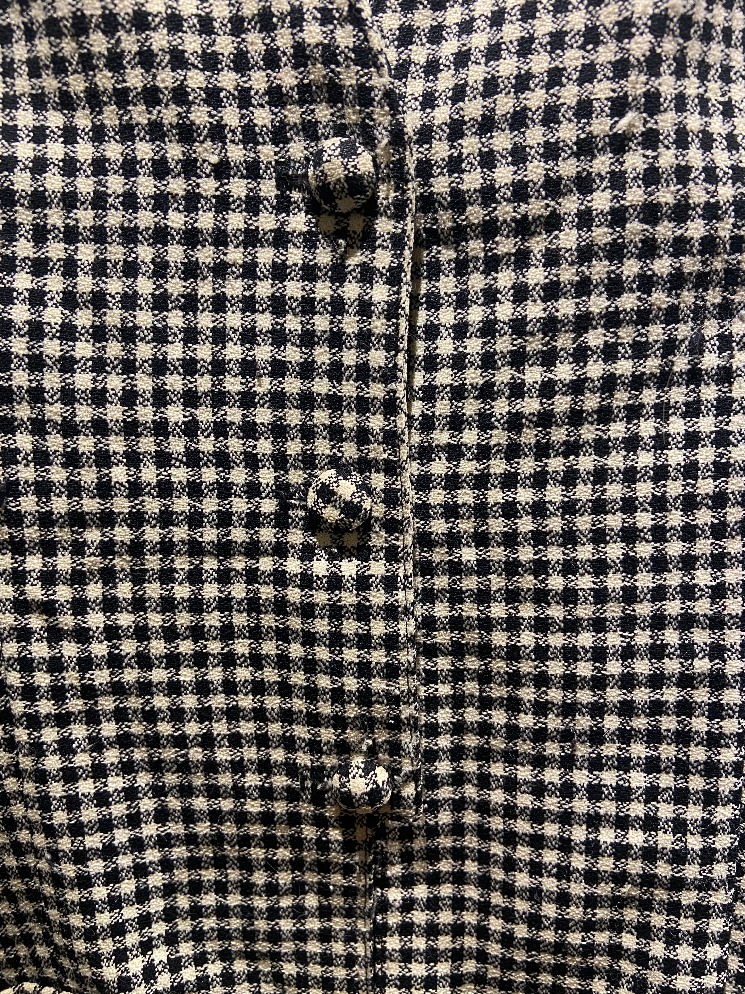 Black and white houndstooth check waistcoat (12)