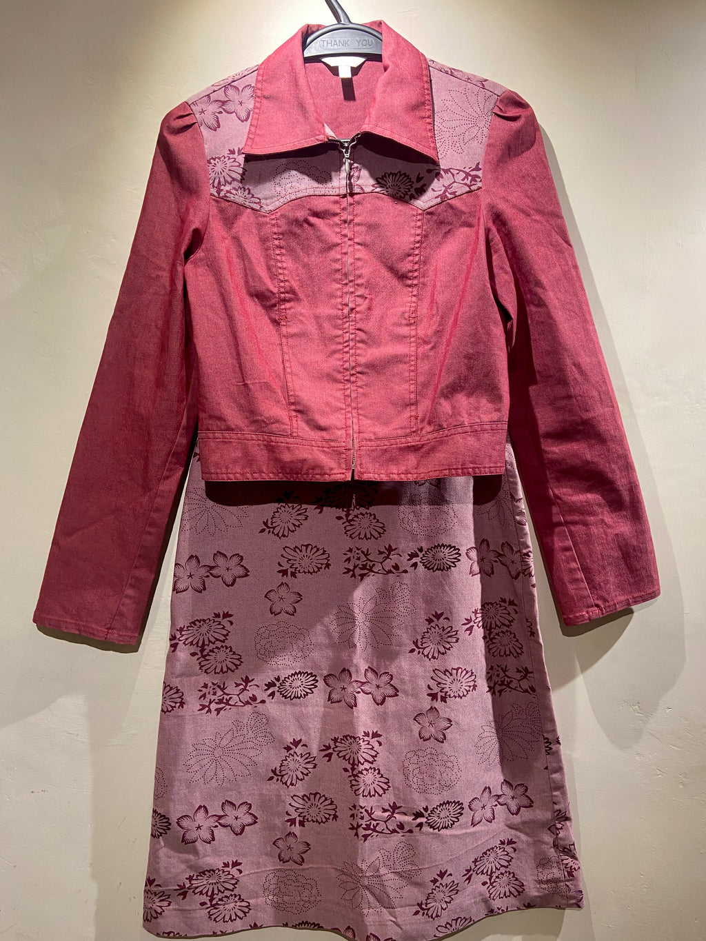 Kookai Co-ord matching skirt & jacket set (6-8)