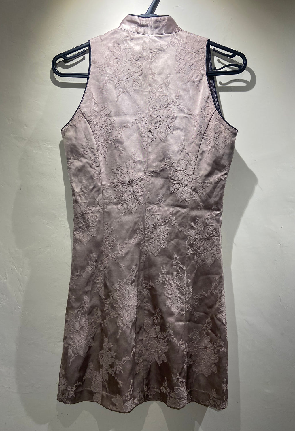 Kookai Mocha Brown Mini dress with black piping (6-8)