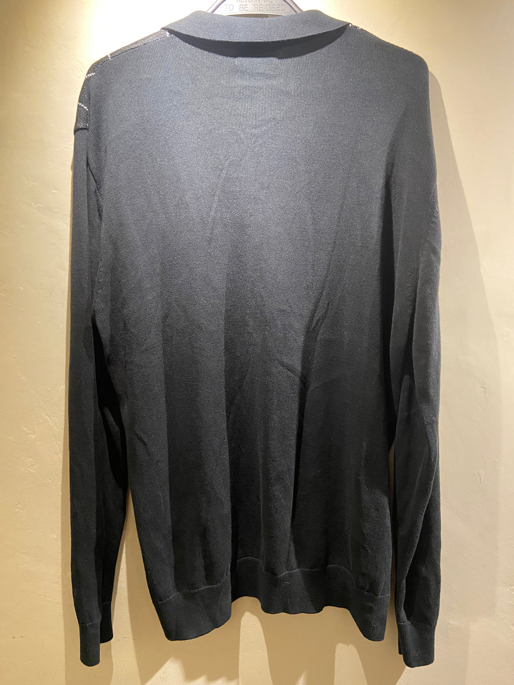 Next Argyle Blue, Orange and Grey Rugby Cotton Jumper (XL)